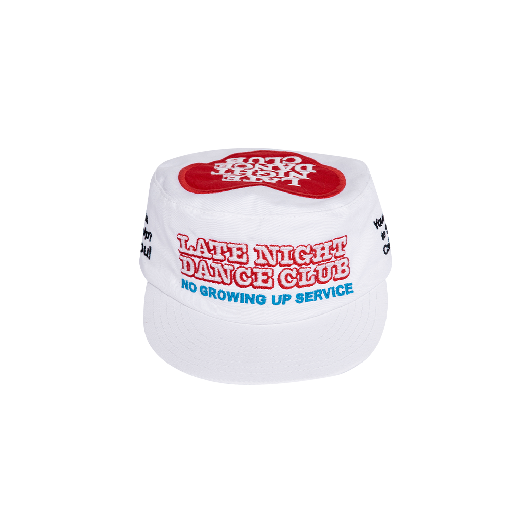 LATE NIGHT DANCE CLUB NGU SERVICE CAP WHITE