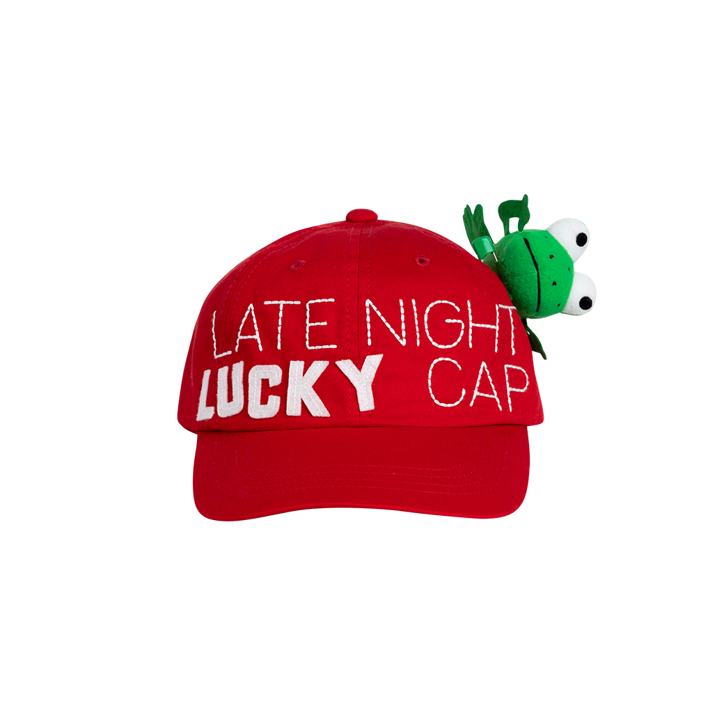 LATE NIGHT DANCE CLUB X LUCKYHAND LUCKY CAP RED