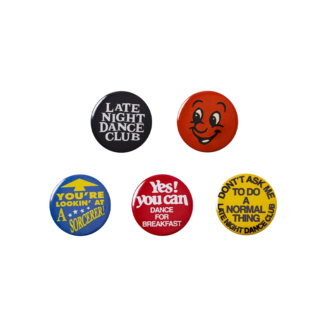 LATE NIGHT DANCE CLUB HAPPY PIN MULTI