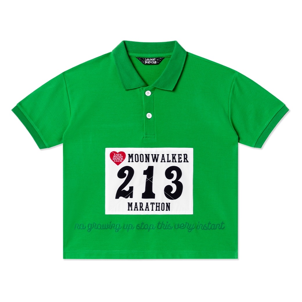 LATE NIGHT DANCE CLUB MOONWALKER FINISHER POLO GREEN