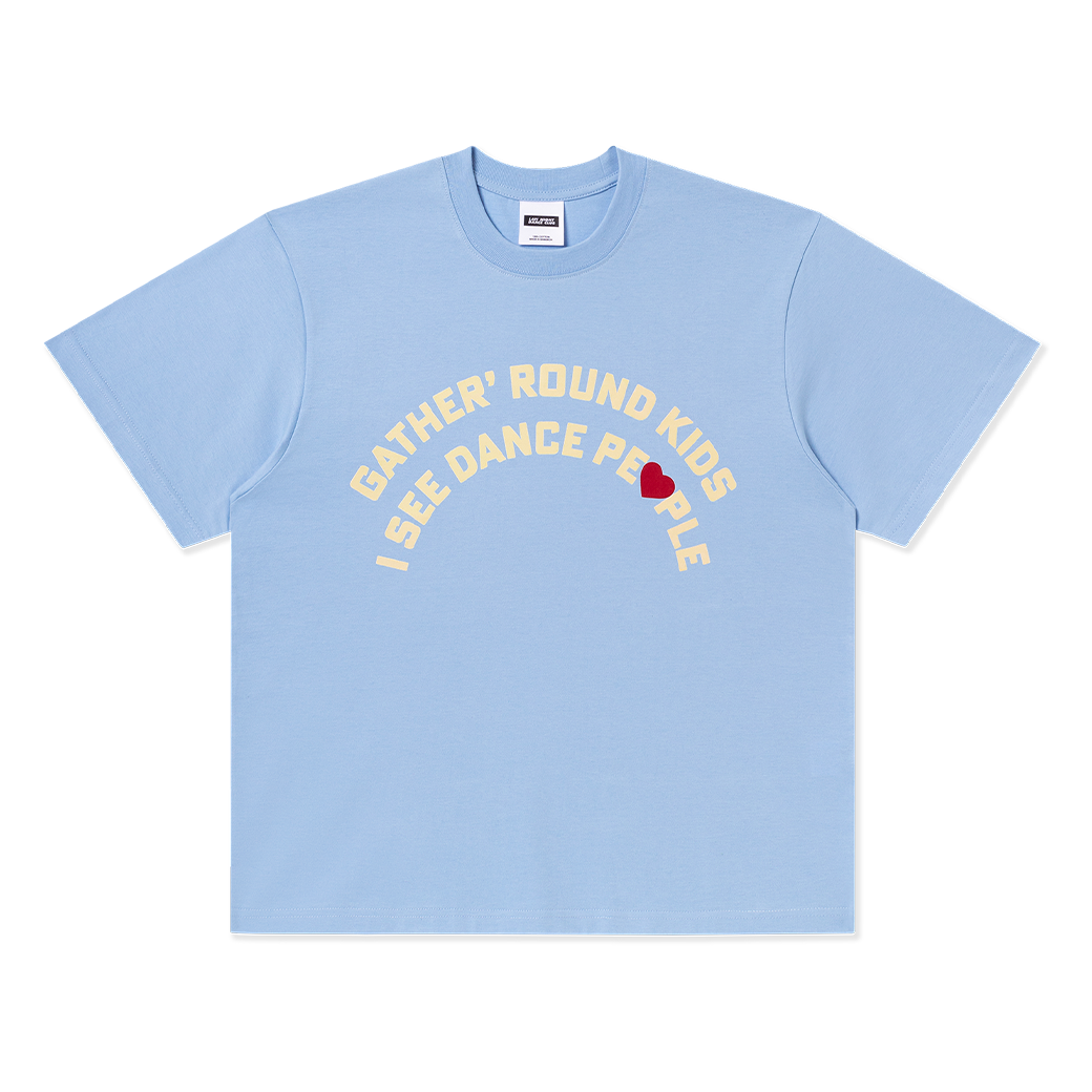 LATE NIGHT DANCE CLUB GATHER ROUND KID T-SHIRT BABY BLUE