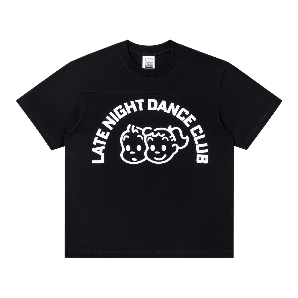 LATE NIGHT DANCE CLUB OSAMU GOODS CLASSIC T-SHIRT BLACK