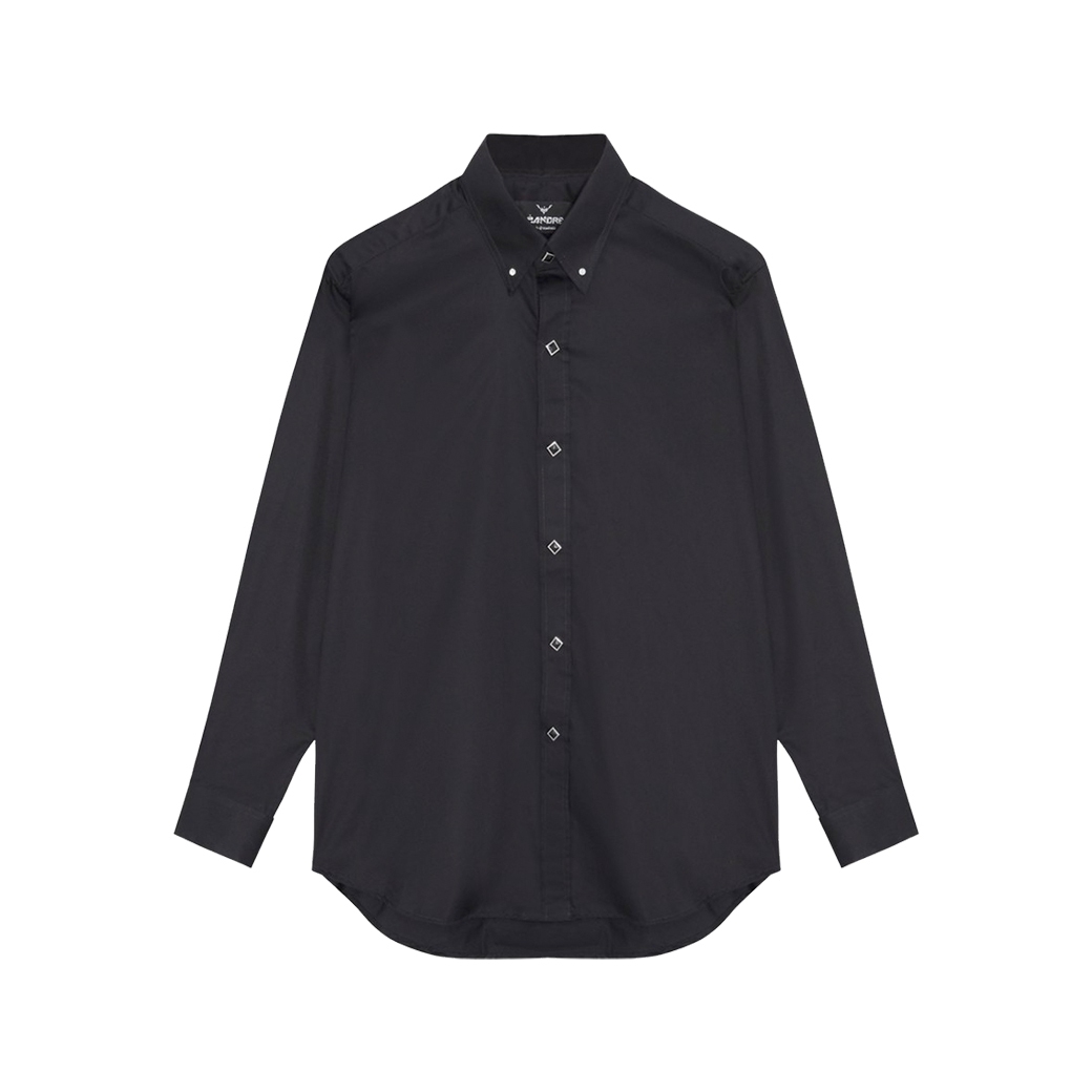 LÉANDRE LUXURY DIAMONDS L/S SHIRT BLACK