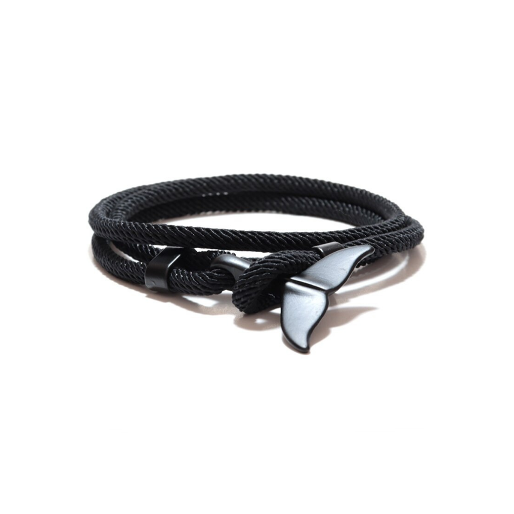 LYNRITA WHALE BRACELET BLACK