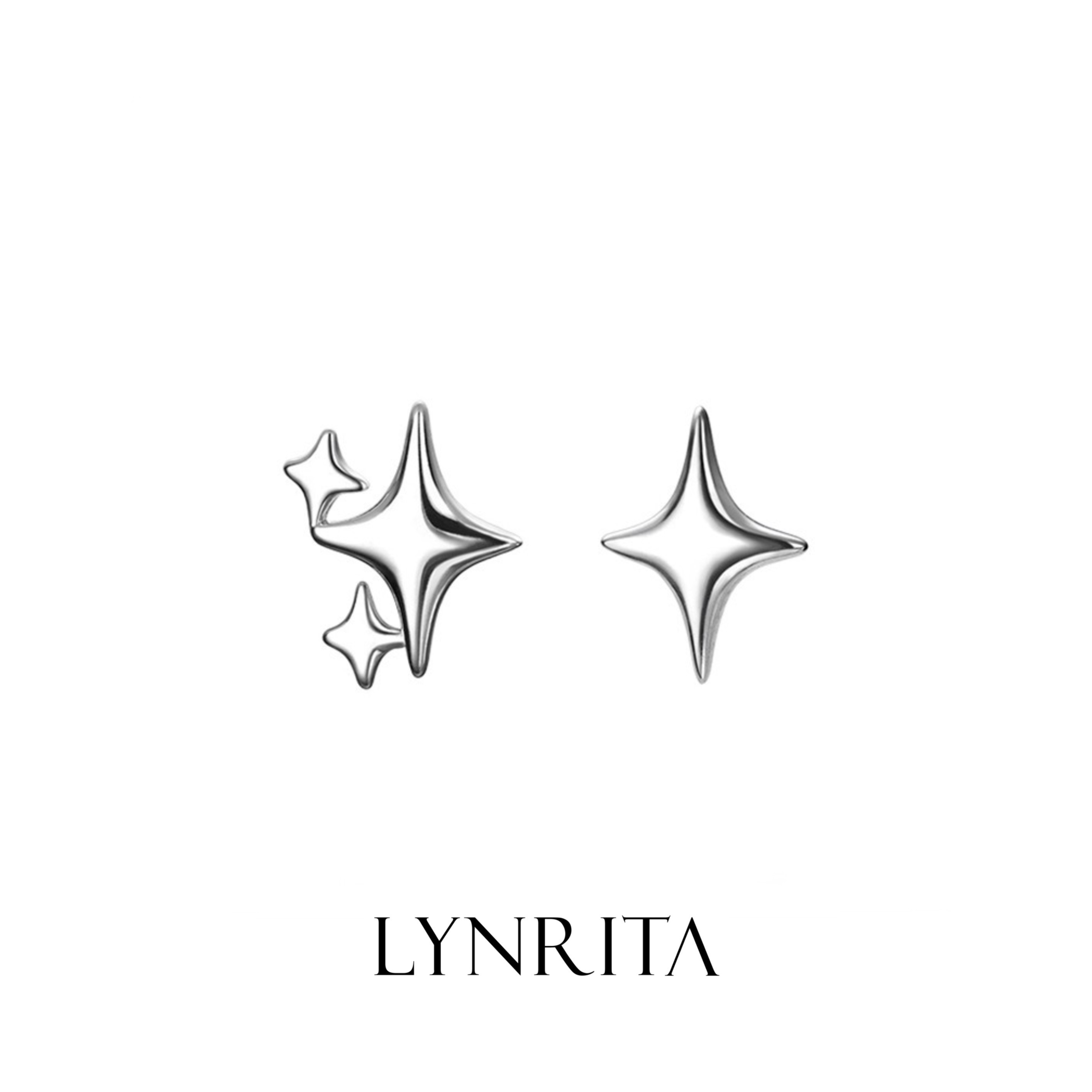 LYNRITA SPARK EARRING SILVER