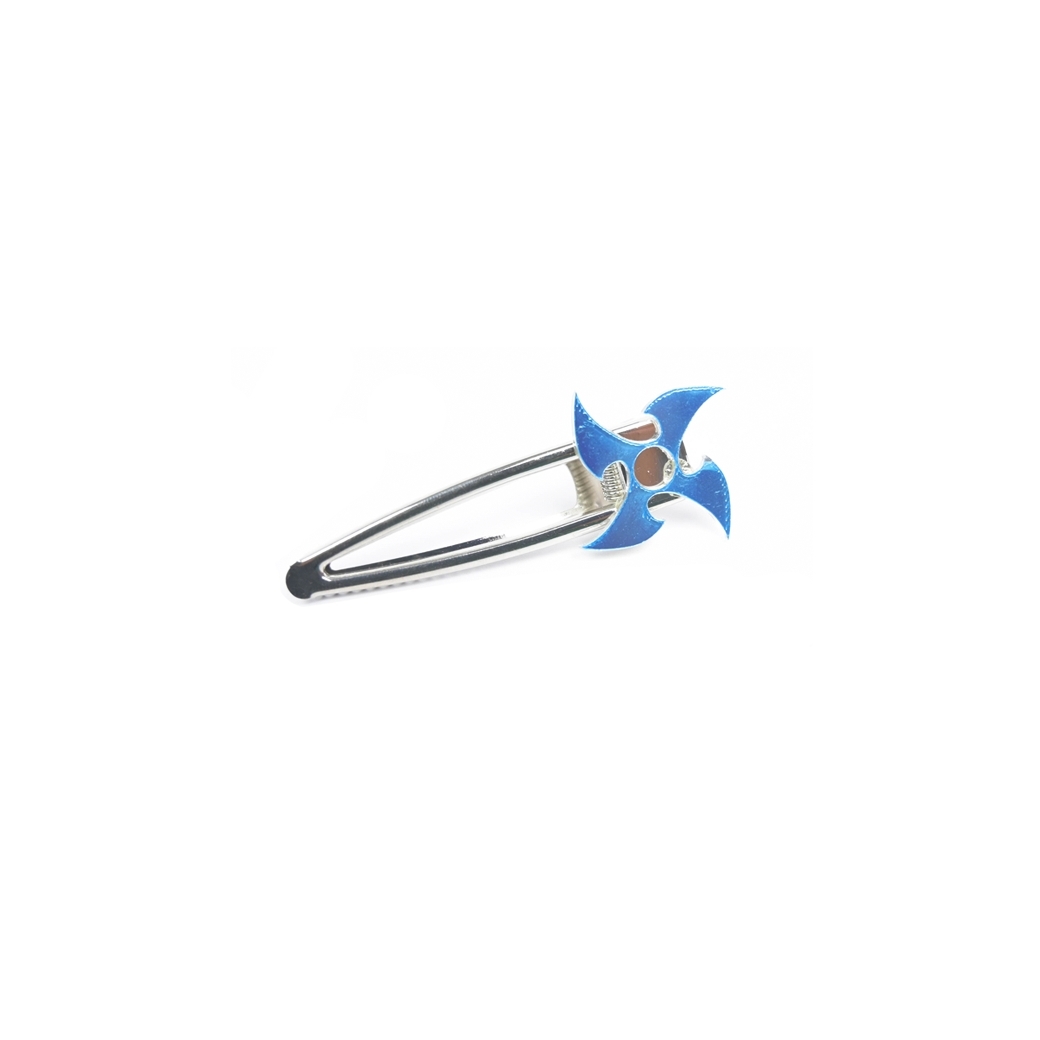 LYNRITA LOWEL HAIR CLIP BLUE SILVER