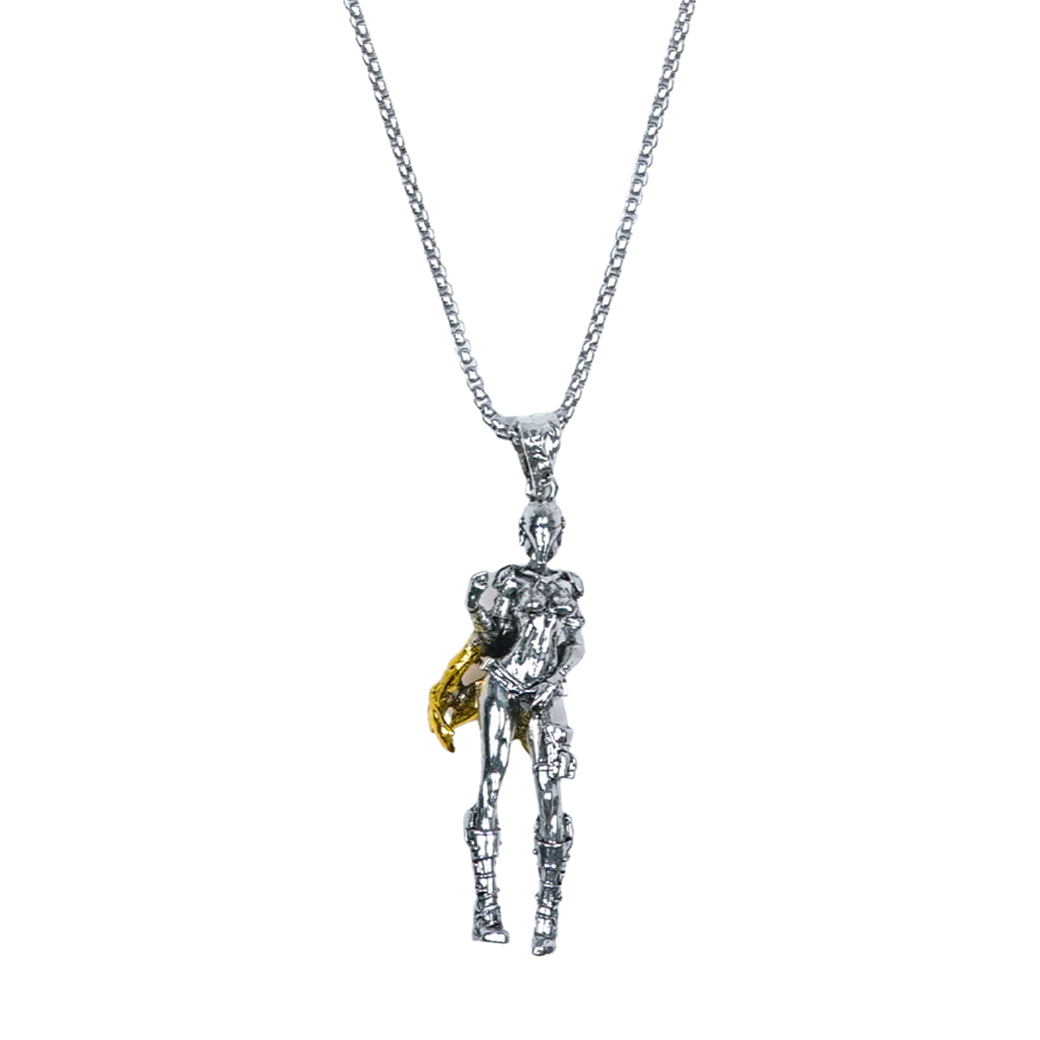 LYNRITA SEXY ROBOT NECKLACE SILVER