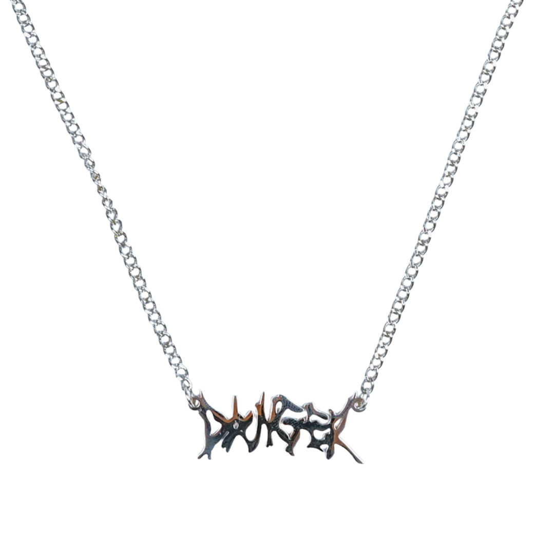 LYNRITA SPIKE NECKLACE SILVER