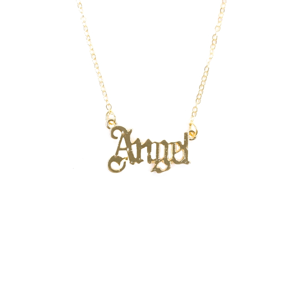 LYNRITA ANGEL NECKLACE GOLD