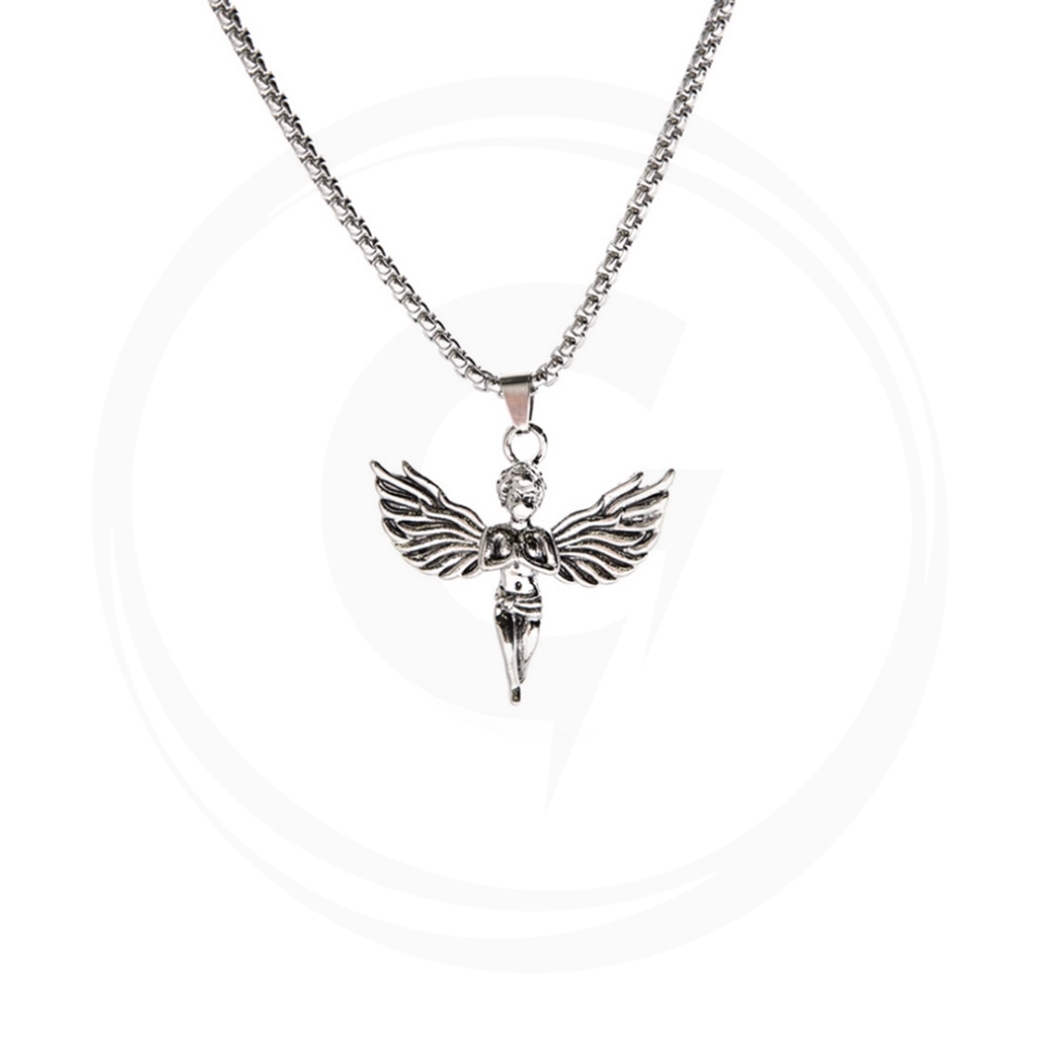 LYNRITA ONE FALLEN ANGEL NECKLACE SILVER