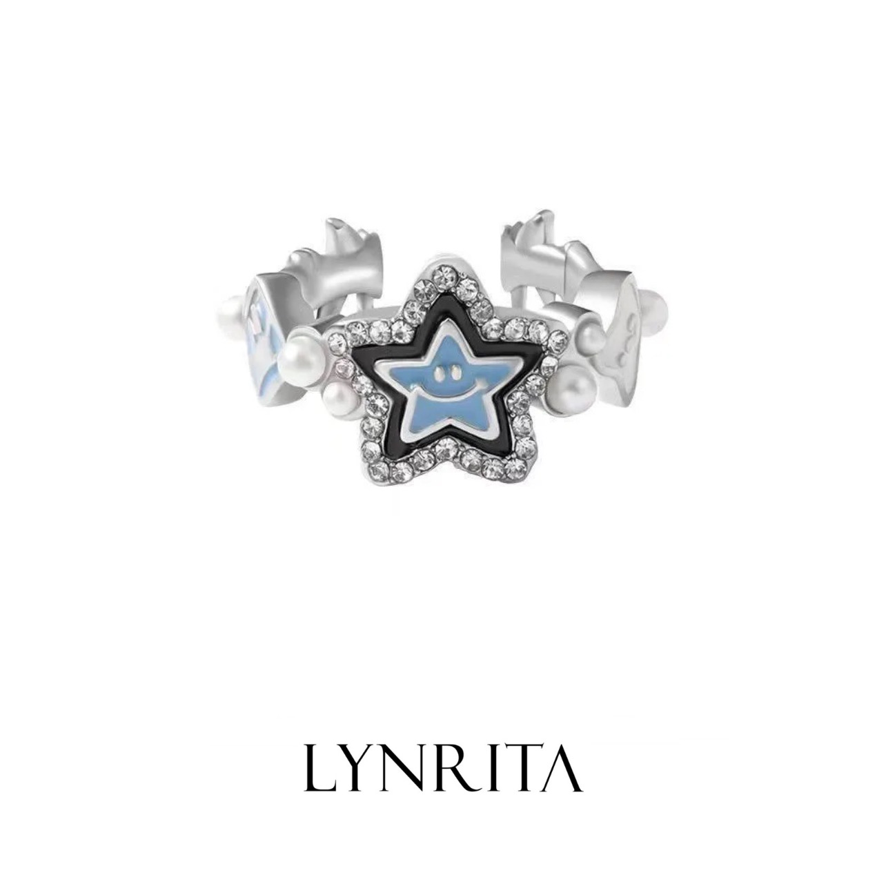 LYNRITA THE STAR RING SILVER