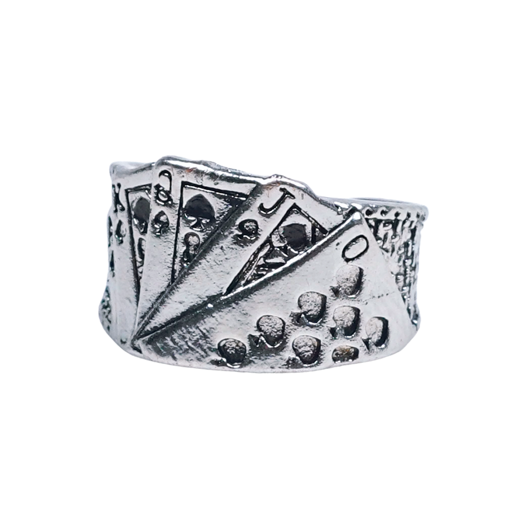 LYNRITA POKER RING SILVER