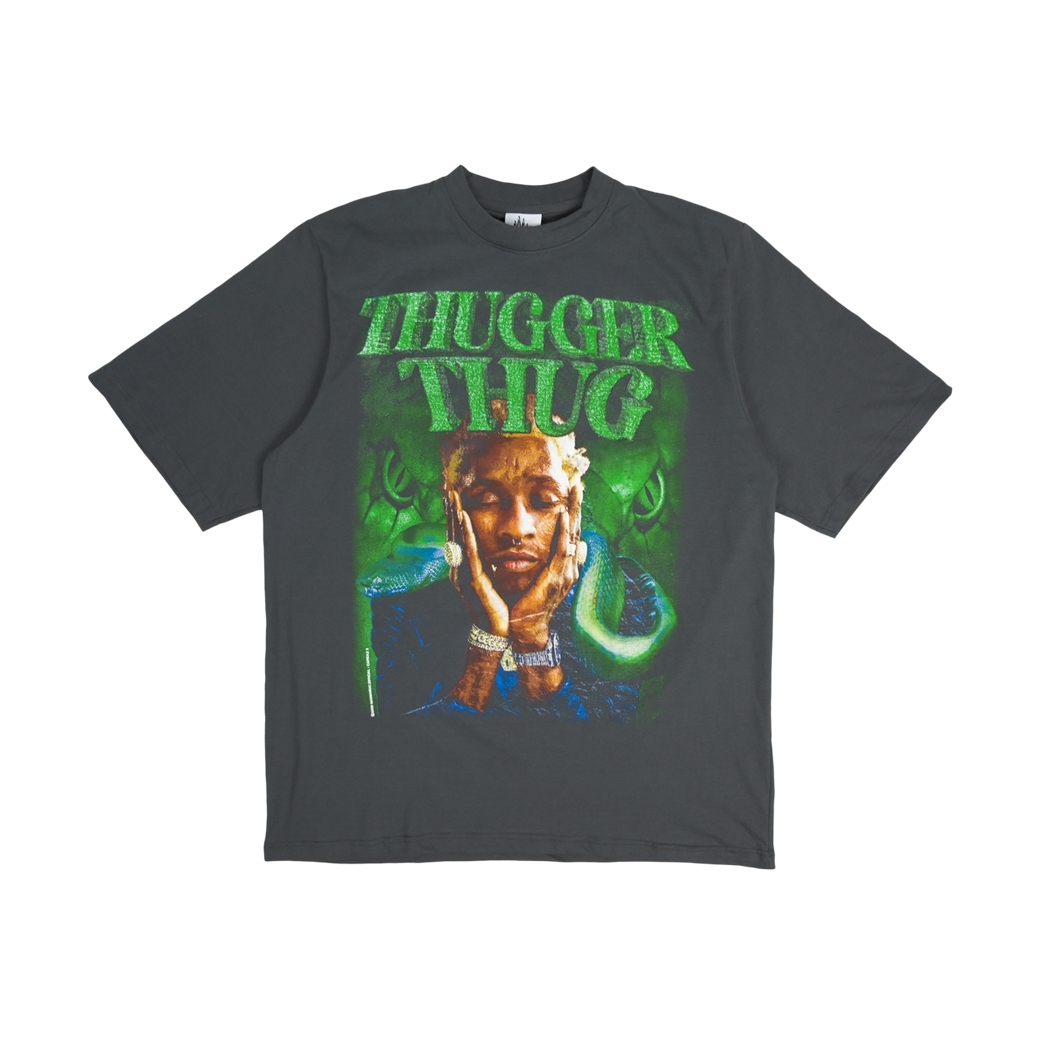 MADMANIAC THUGGER THUG T-SHIRT CHARCOAL 