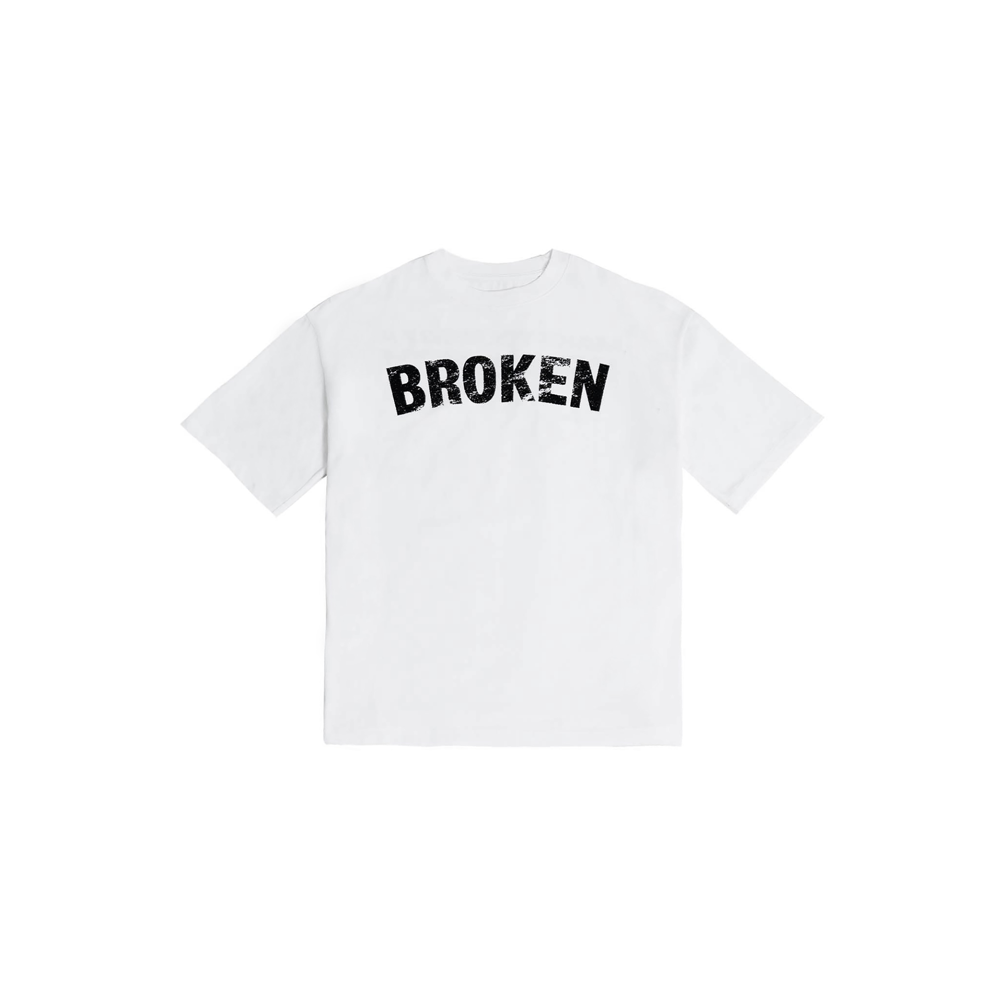 MAVERIK BROKEN OVERSIZED T-SHIRT WHITE