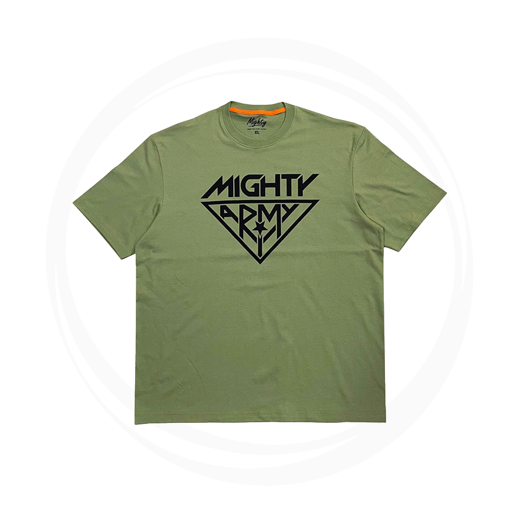 MIGHTY ARMY T-SHIRT GREEN