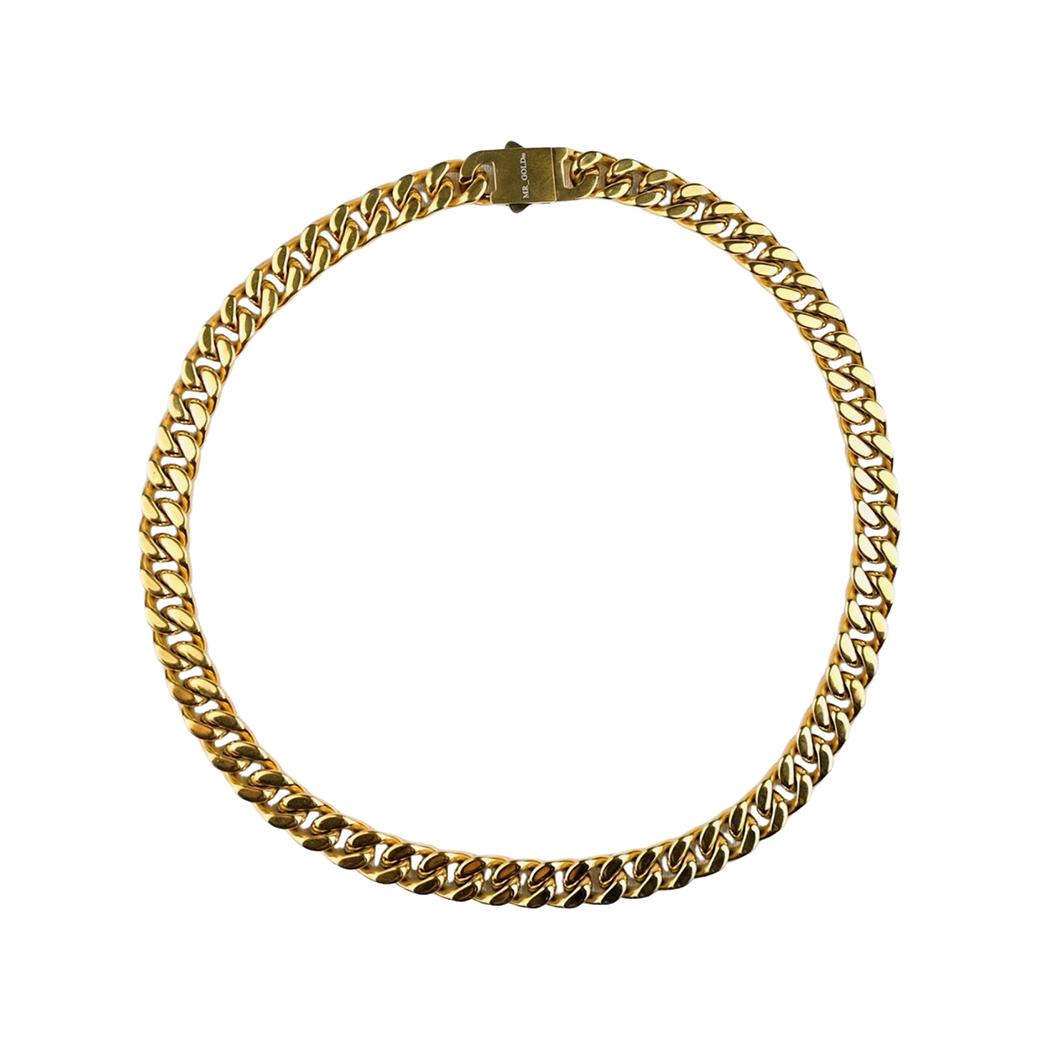 MR_GOLDss CUBAN 12MM NECKLACE GOLD