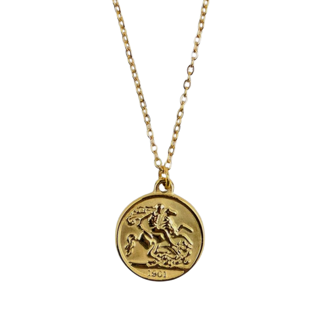 MR_GOLDss PENNY REGINA NECKLACE GOLD