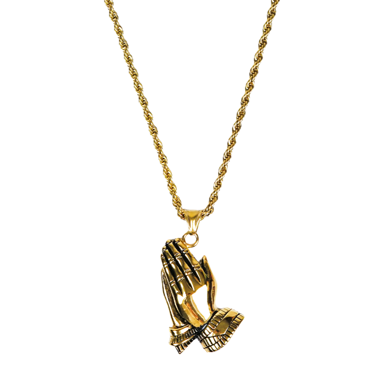 MR_GOLDss PRAY NECKLACE GOLD