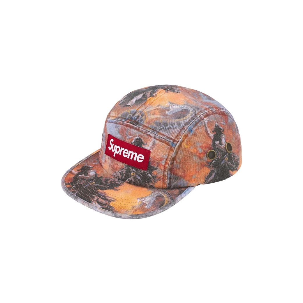 SUPREME FRAZETTA CAMP BASEBALL CAP ORANGE