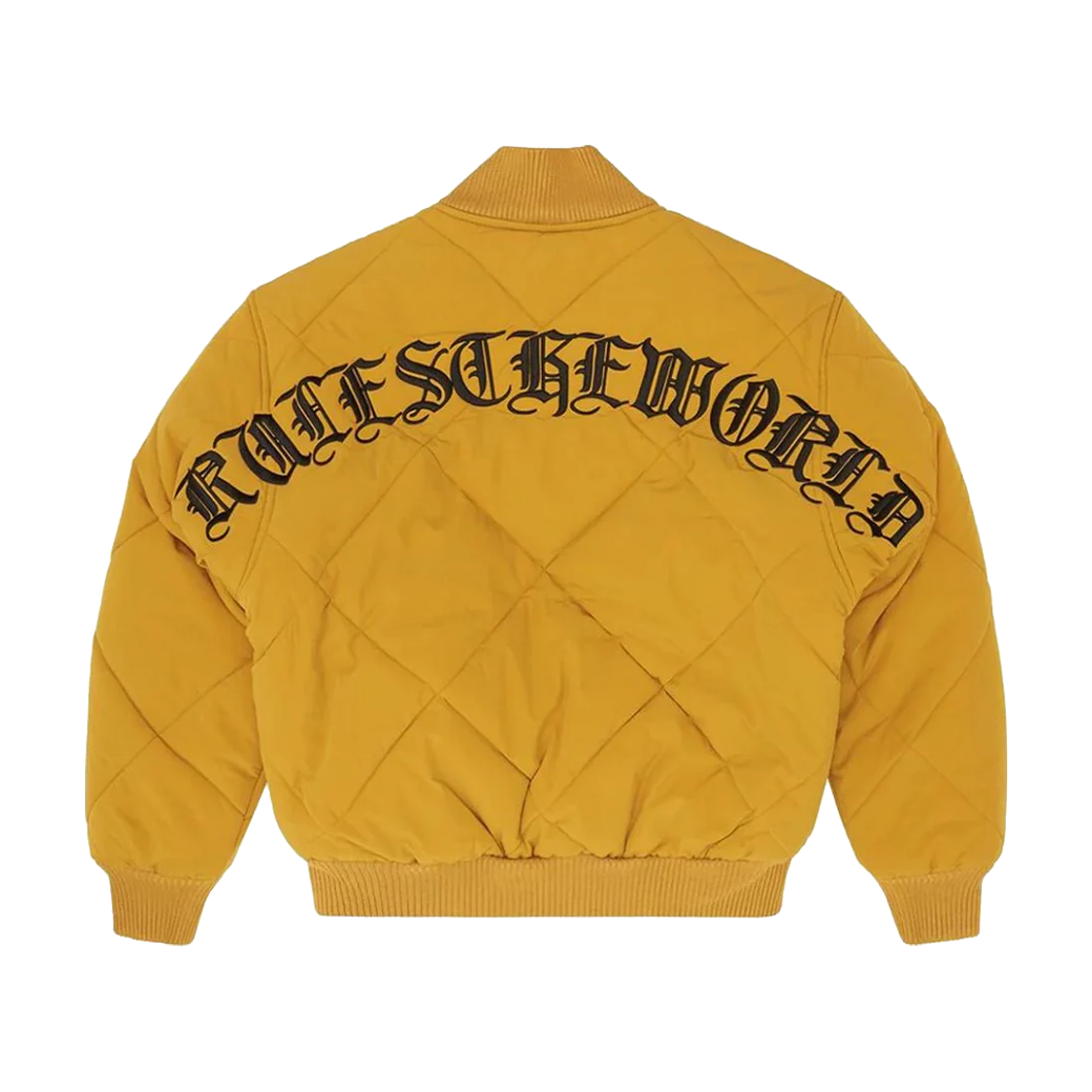 CORTEIZ OLDE ENGLISH BOMBER JACKET YELLOW