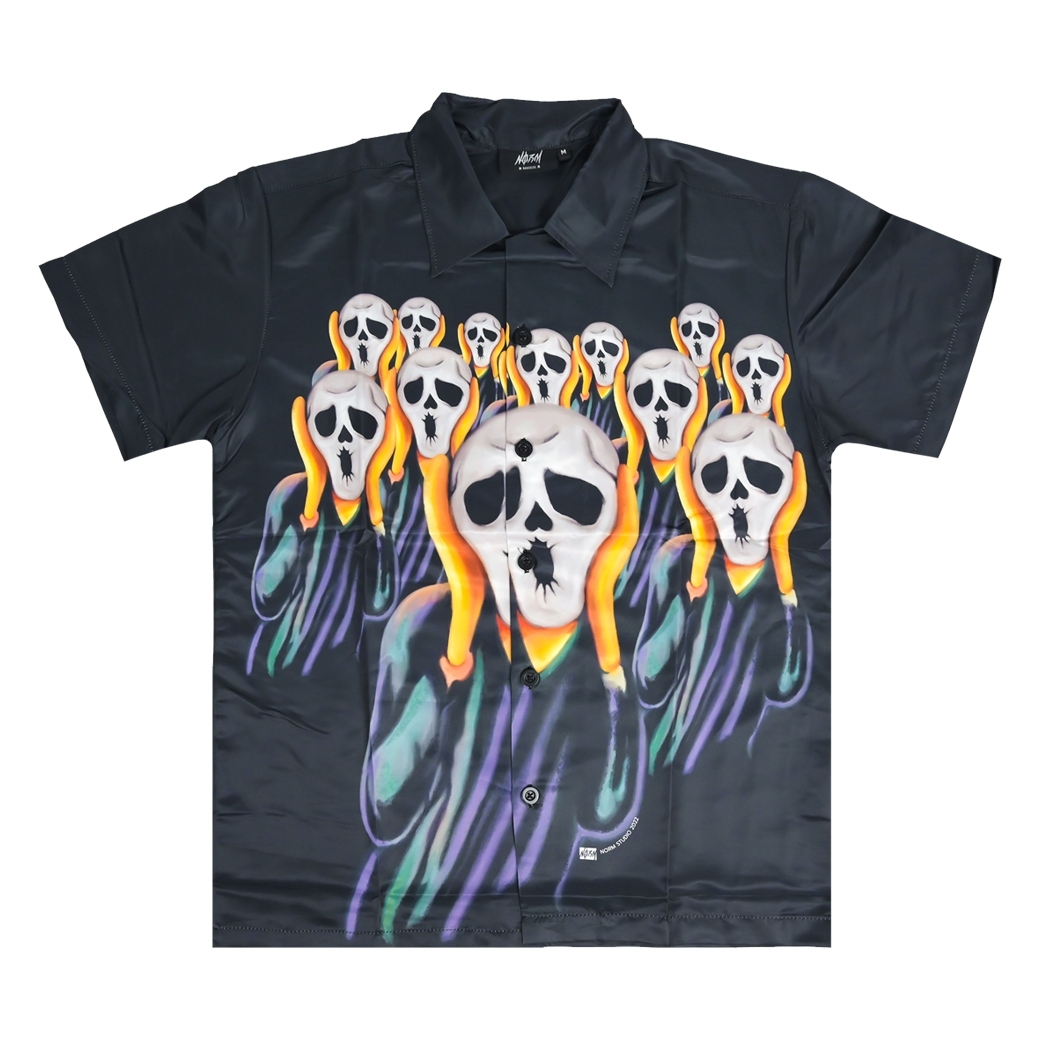NORM SCREAMFACE GHOST TOWN SHIRT BLACK
