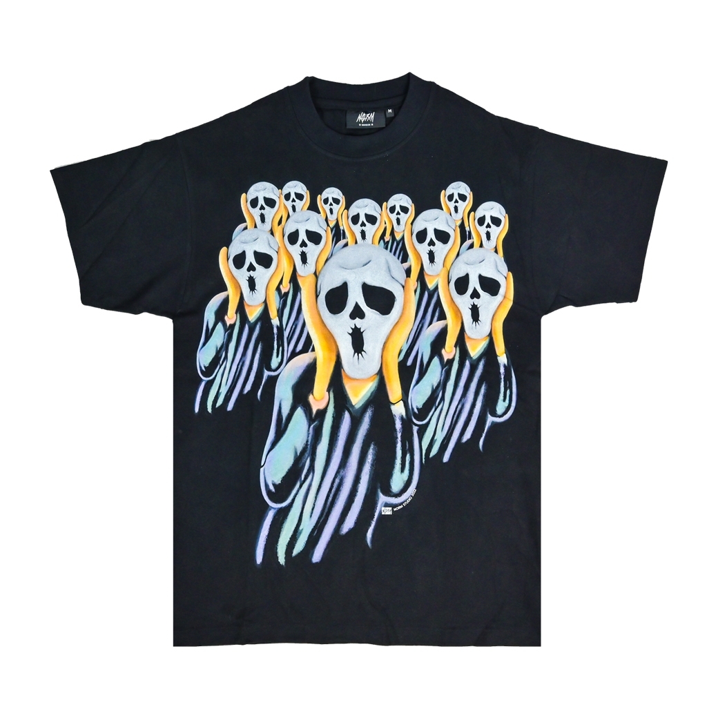NORM SCREAMFACE GHOST TOWN T-SHIRT BLACK