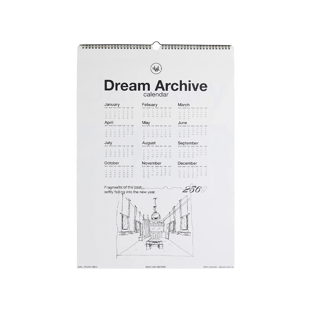 NWL.BKK CALENDAR 2026 WHITE