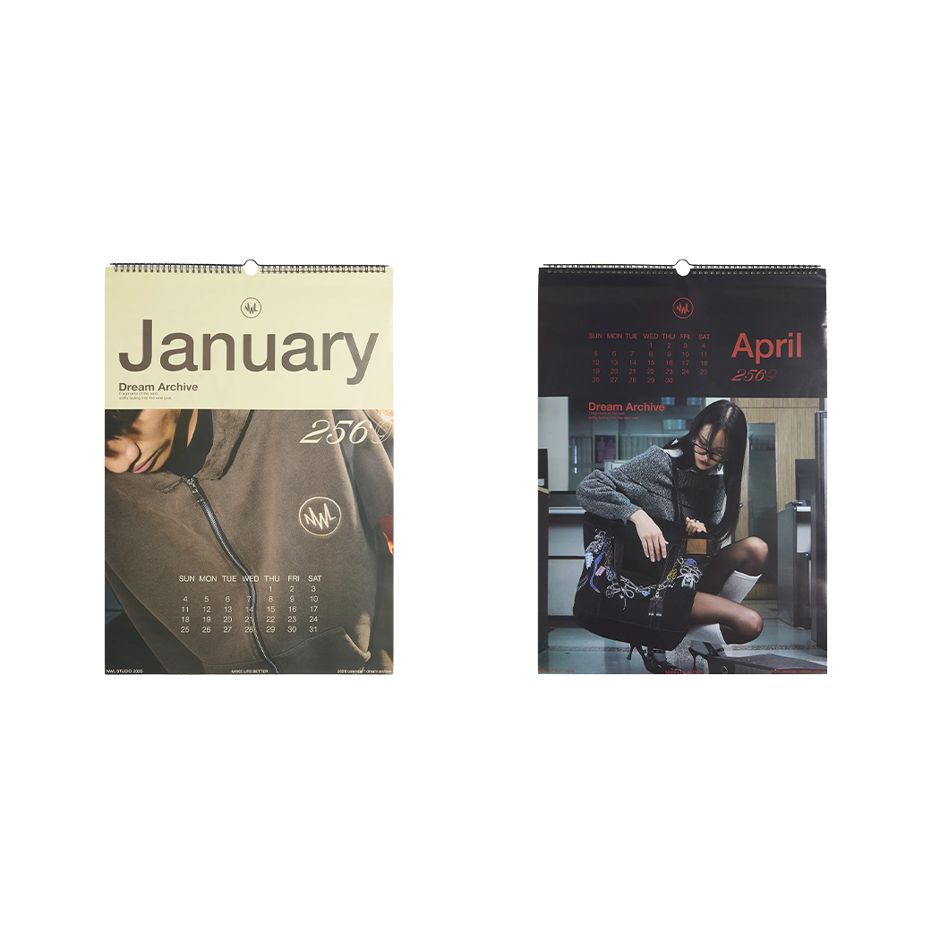 NWL.BKK CALENDAR 2026 WHITE