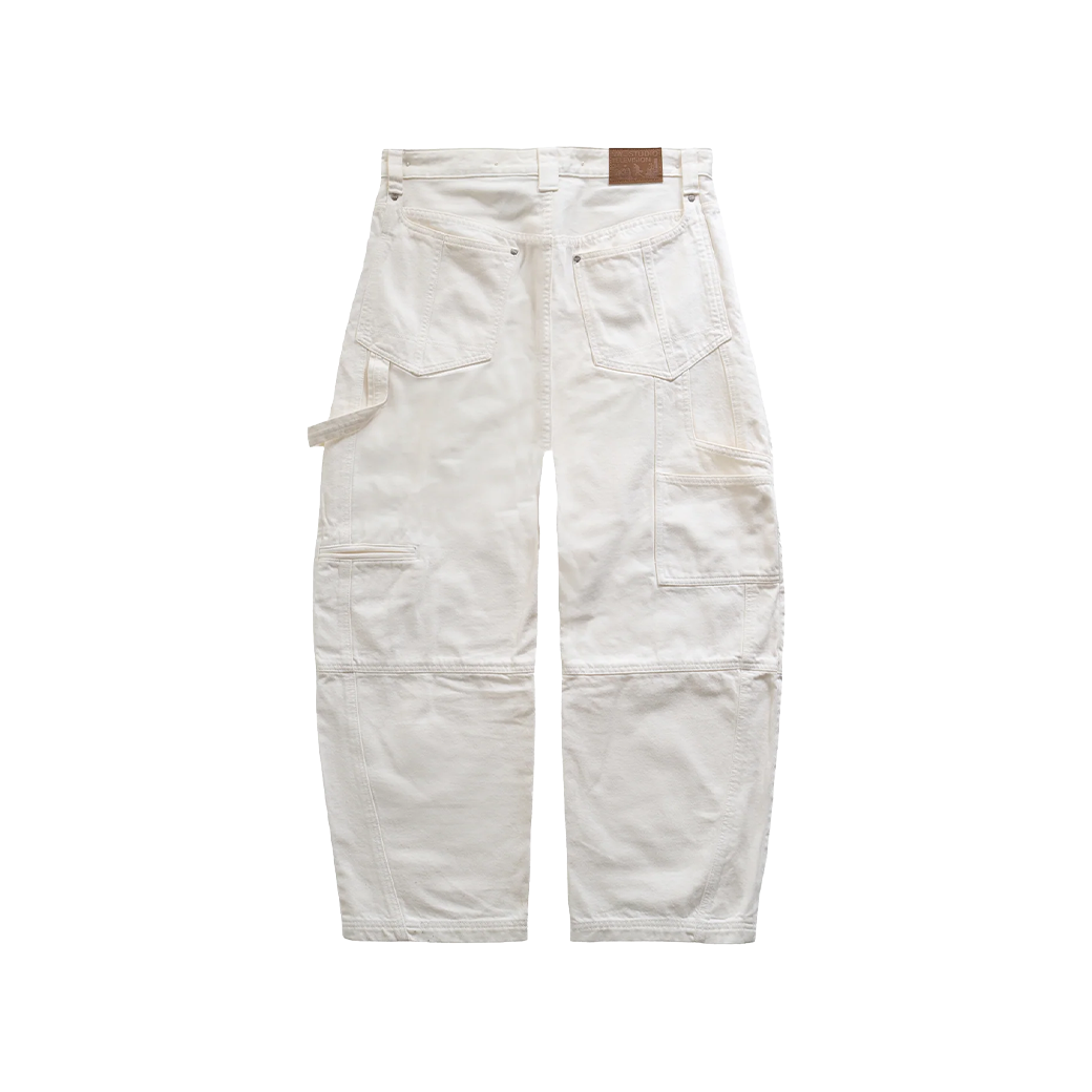 NWL.BKK X TV OFF CARPENTER WORK PANTS OFF-WHITE