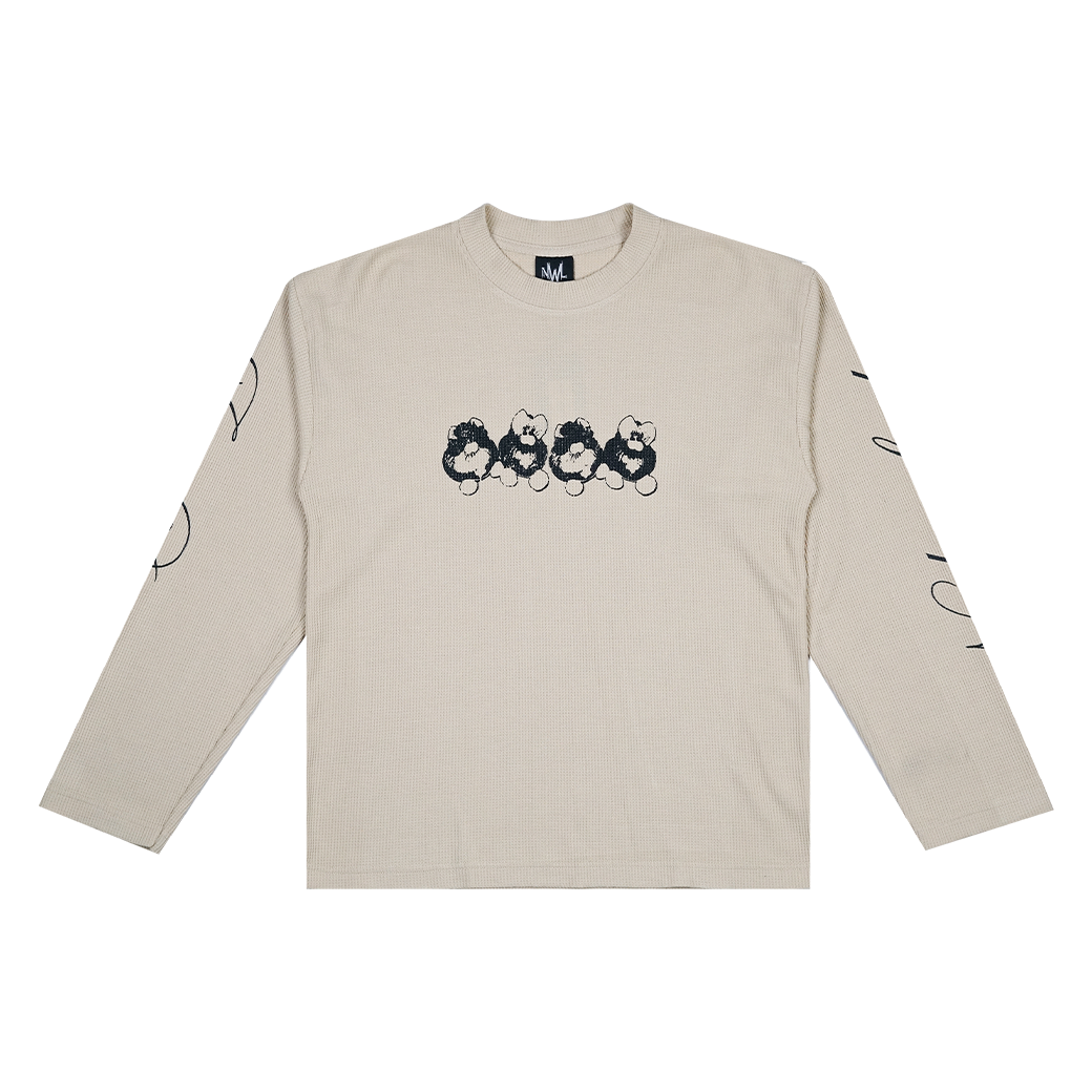 NWL.BKK OG DREAMER 03 OVERSIZED L/S T-SHIRT CREAM