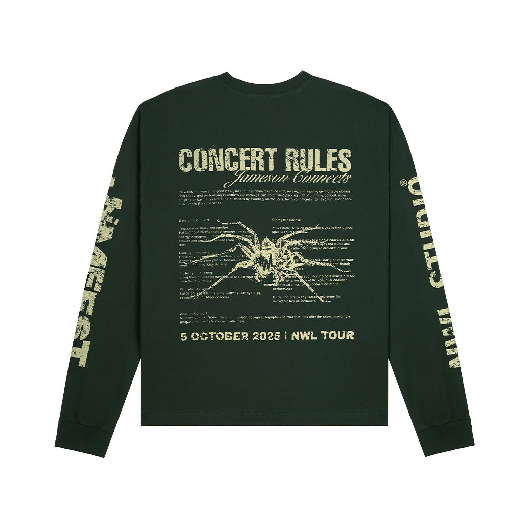 NWL.BKK TOUR LONG SLEEVE T-SHIRT GREEN