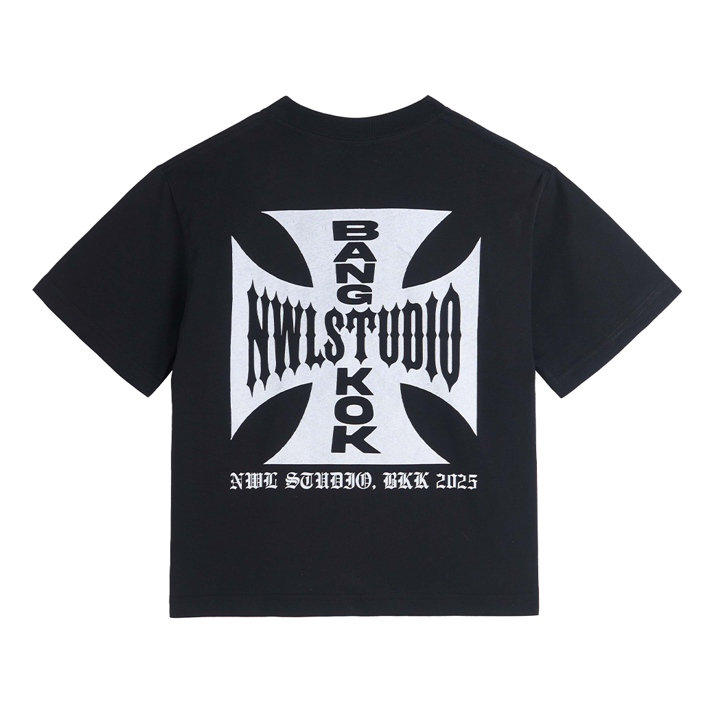 NWL.BKK 44TEES 34 BOXY T-SHIRT BLACK
