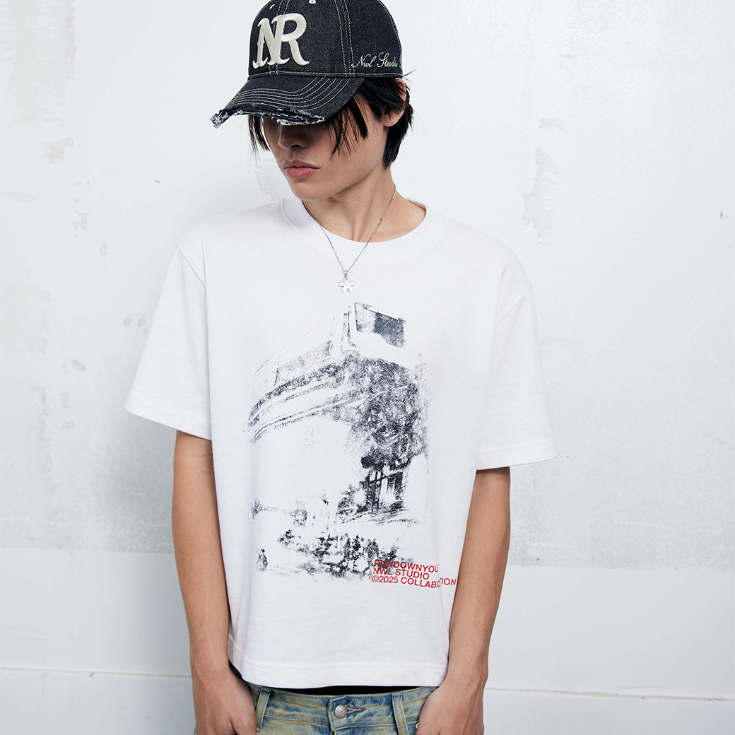 NWL.BKK BTS BOXY T-SHIRT WHITE