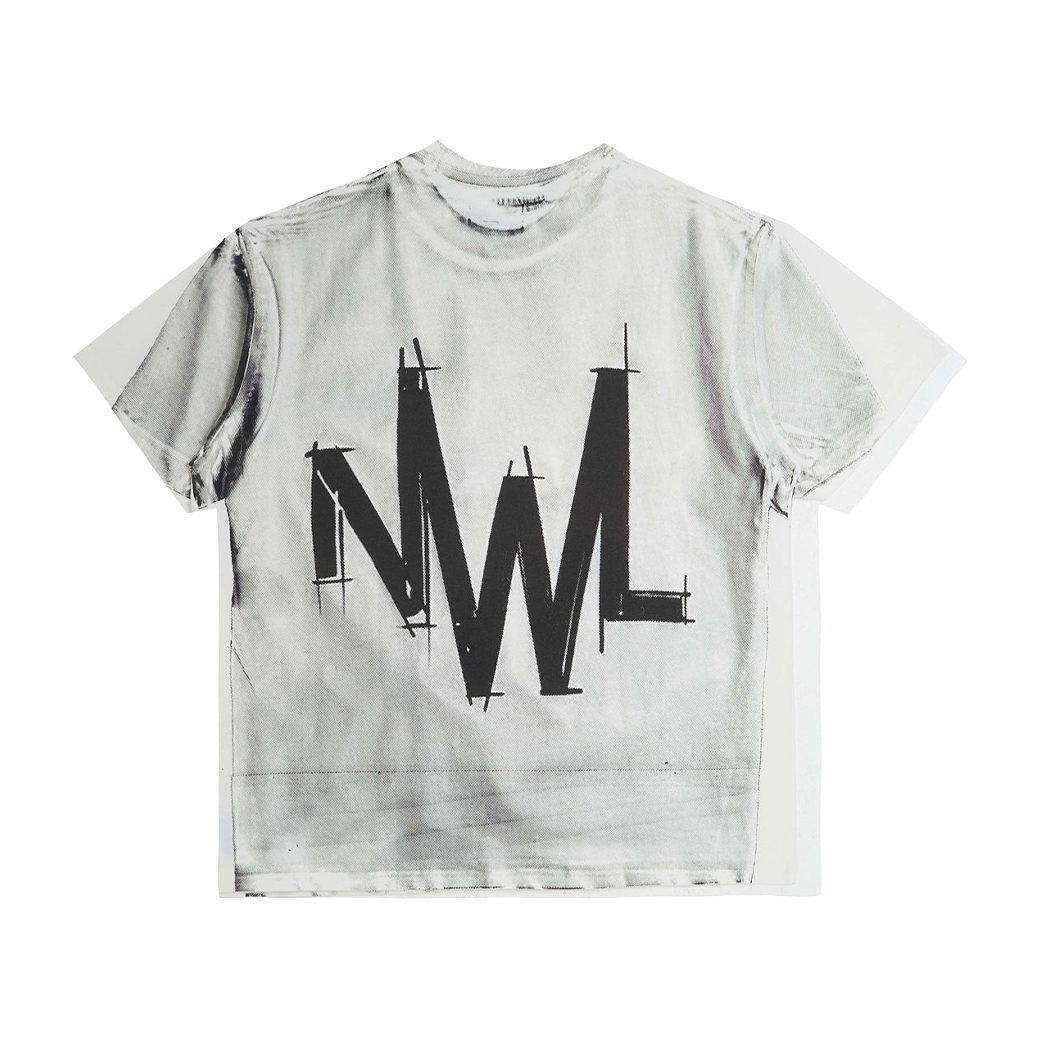 NWL.BKK FAKE STONEWEAR NOSTALGIA OVERPRINT T-SHIRT WHITE