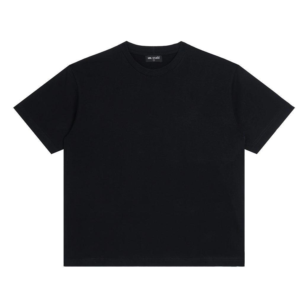 NWL.BKK REGULAR 2 PIECE PACK T-SHIRT BLACK