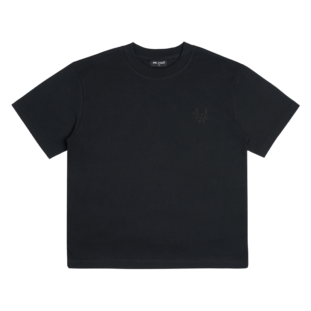 NWL.BKK STONEWEAR 2025 BOXY T-SHIRT BLACK