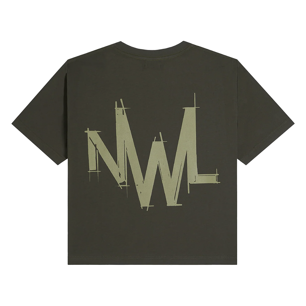 NWL.BKK STONEWEAR2026 BOXY T-SHIRT GREEN