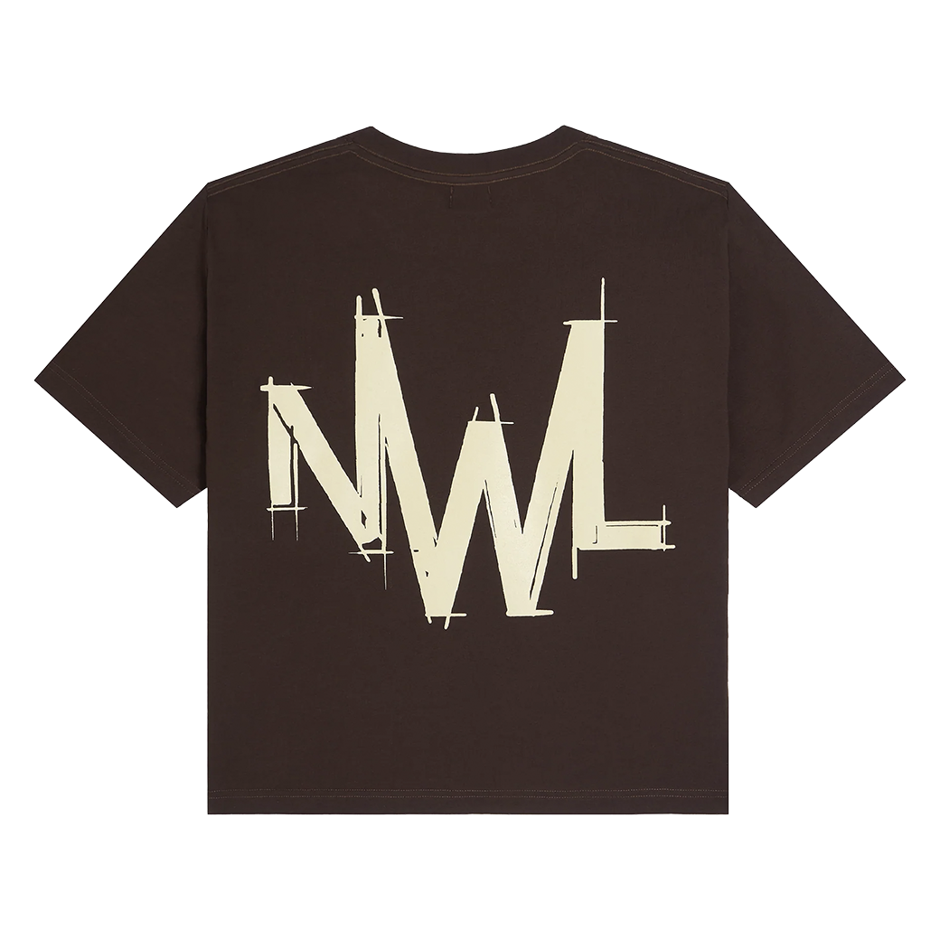 NWL.BKK STONEWEAR2026 BOXY T-SHIRT BROWN