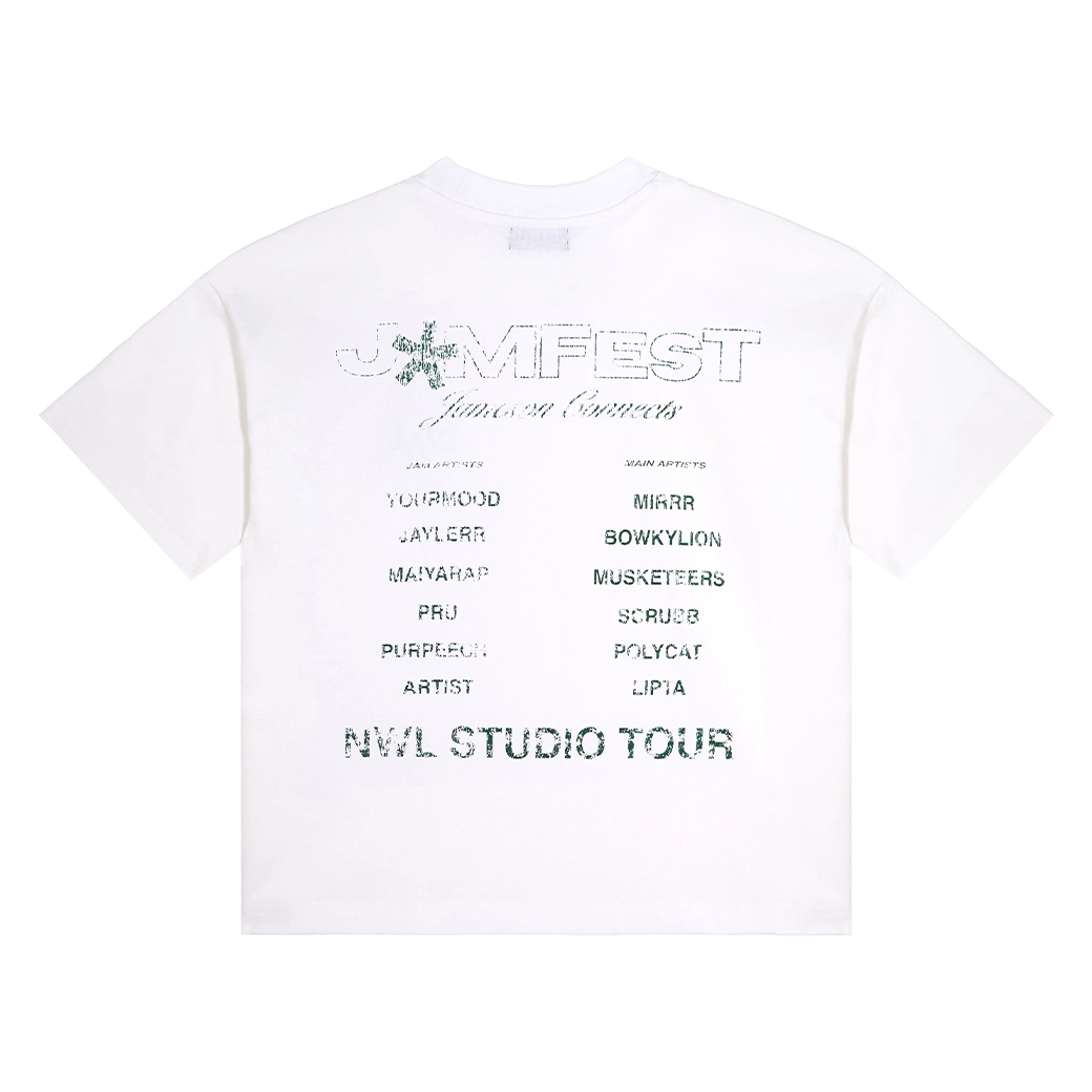 NWL.BKK TOUR BOXY T-SHIRT OFF-WHITE
