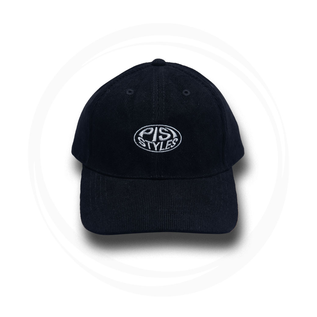 PISI STYLES CORDUROY CAP BLACK