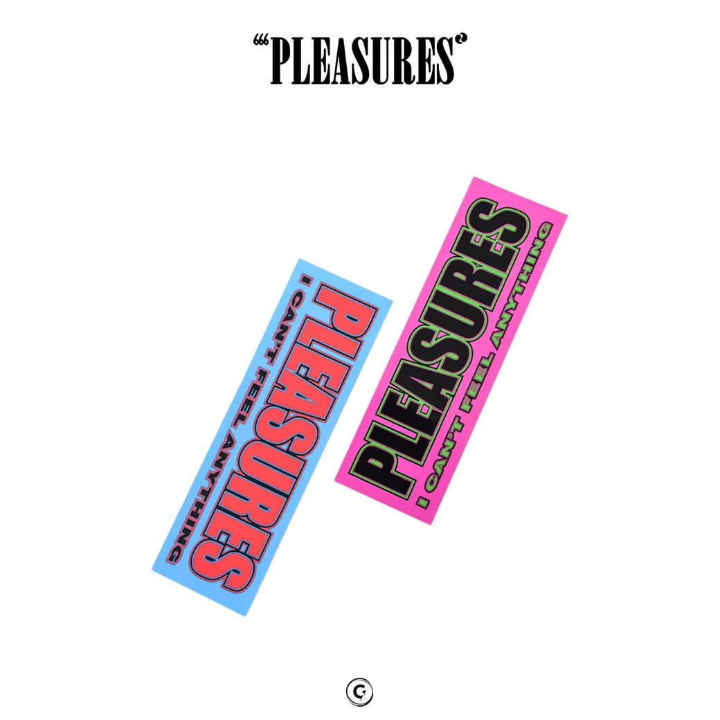 PLEASURES HOLIDAY STICKER PACK 2018