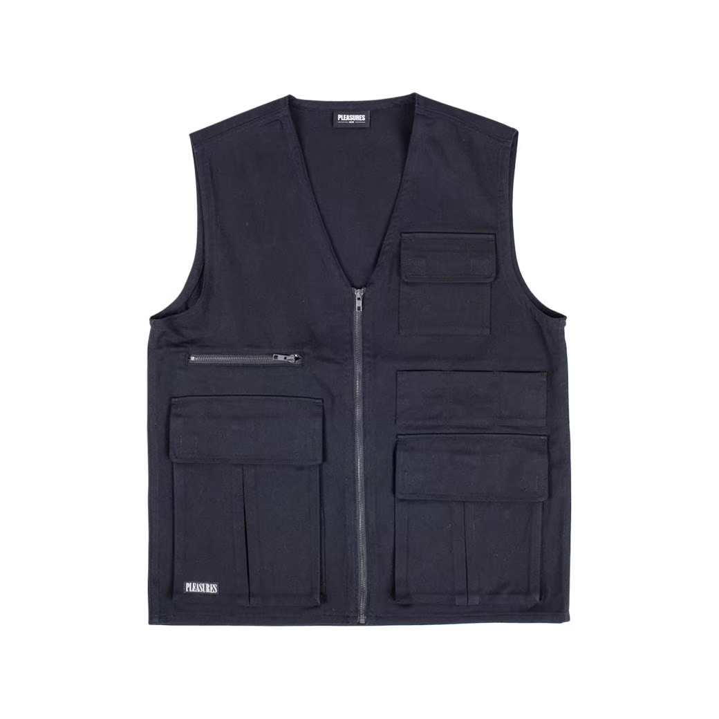 PLEASURES FADE TACTICAL VEST BLACK