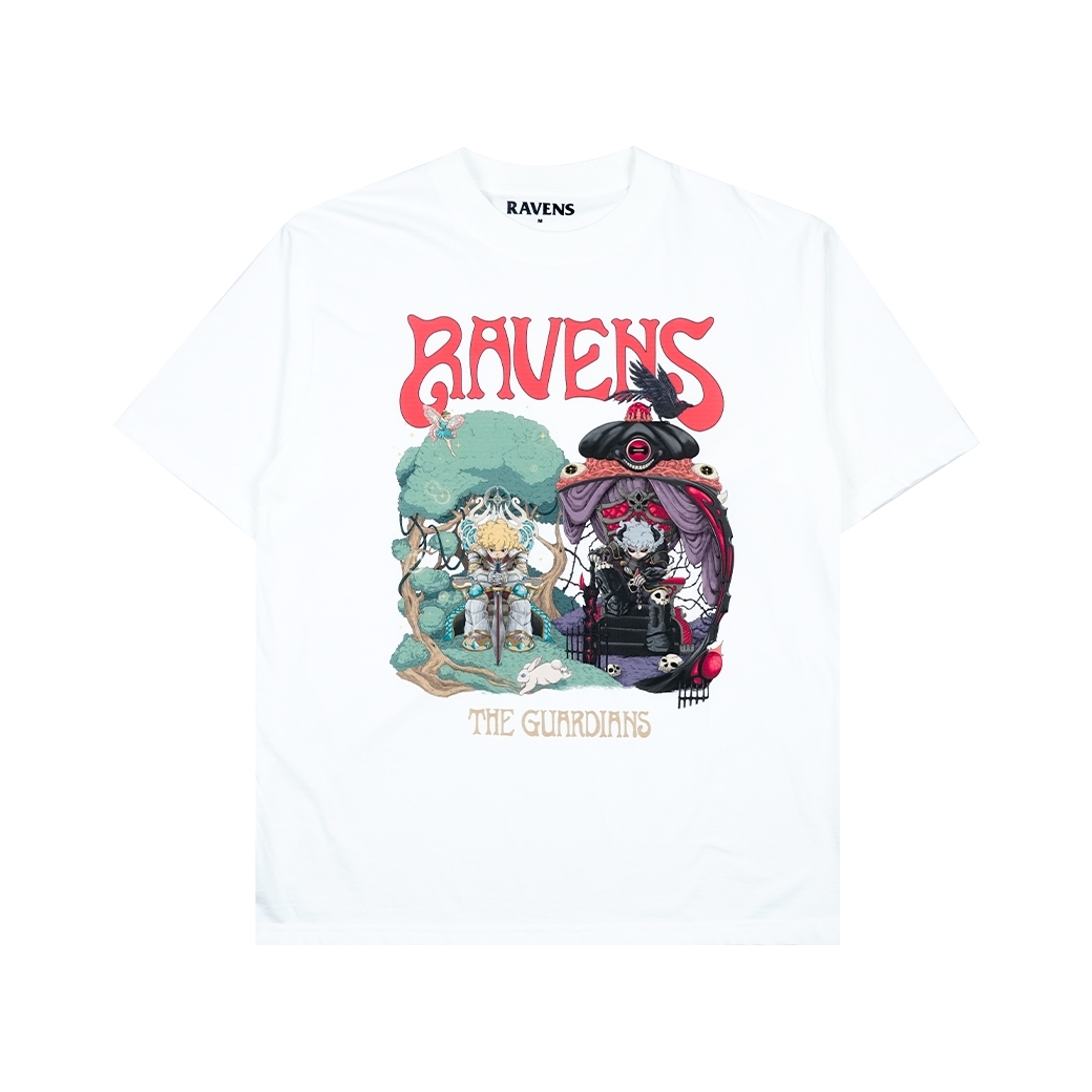 RAVENS.CXX THE GUARDIANS T-SHIRT WHITE