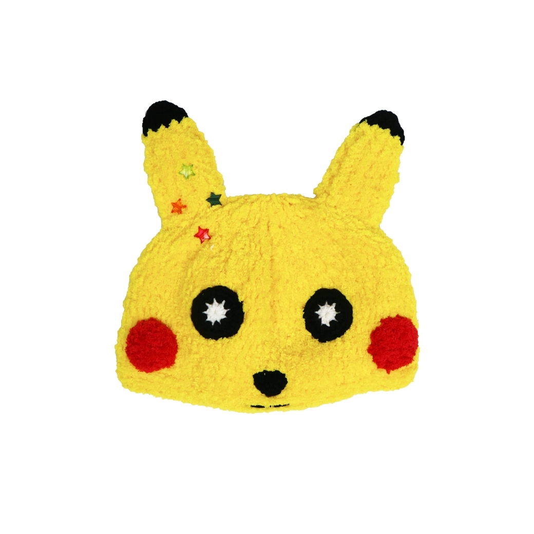 ROCHEBOY HANDMADE PIKACHU BEANIE VER.1 YELLOW