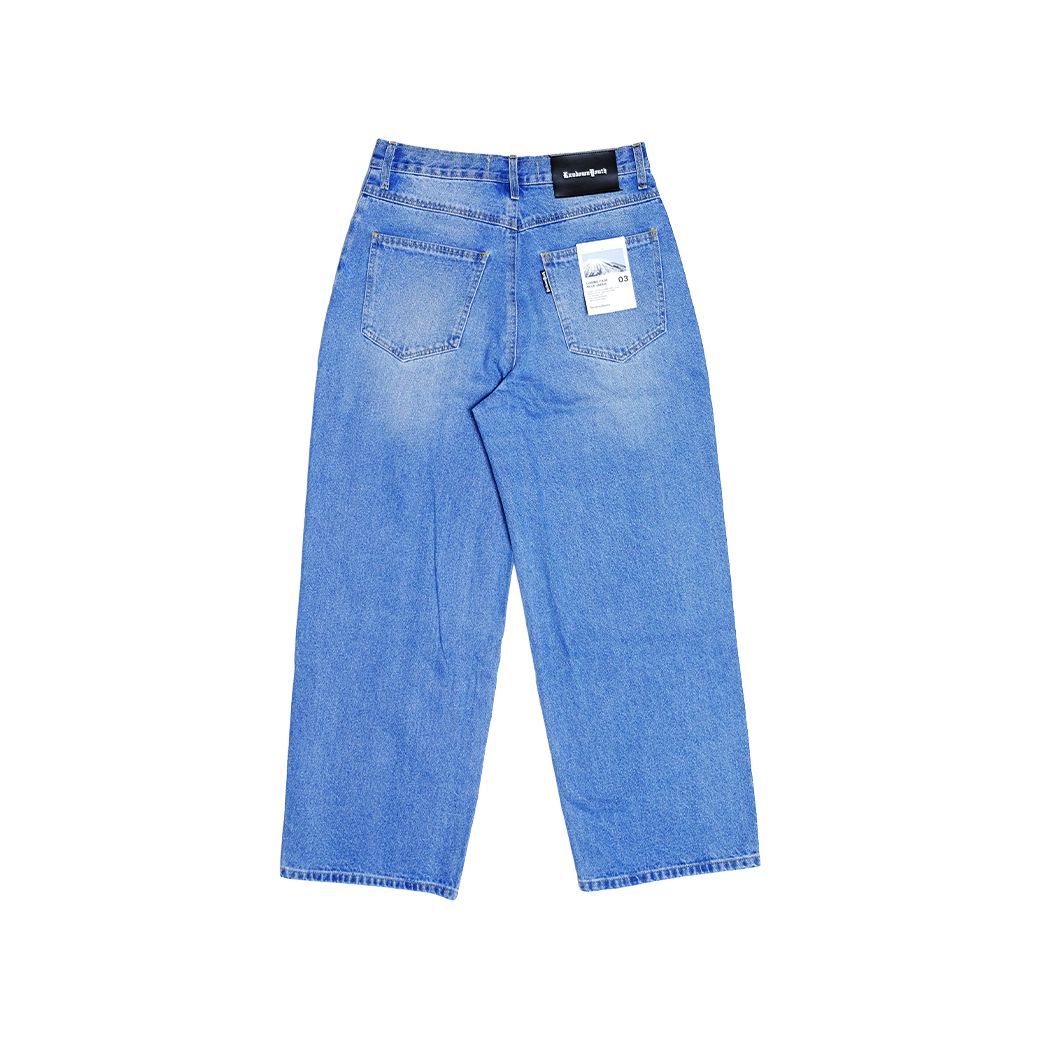 RUNDOWNYOUTH BIG DREAM RHINESTONE 08 JEANS BLUE