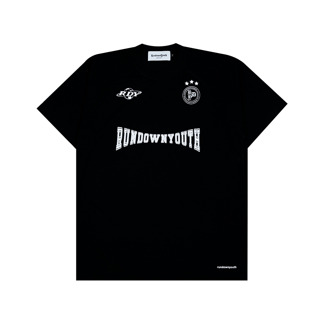 RUNDOWNYOUTH SOCCER 03 JERSEY BLACK