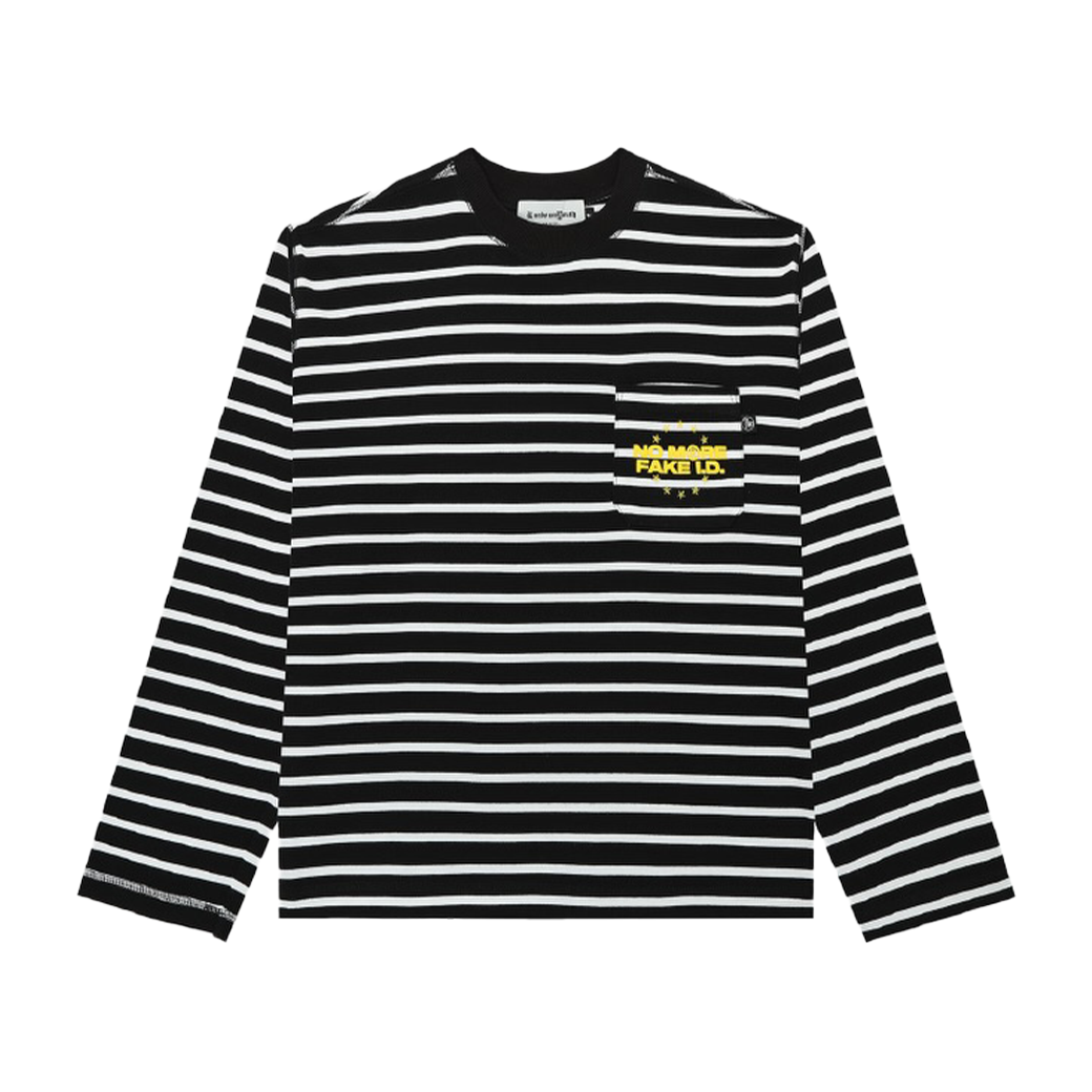 RUNDOWNYOUTH NO MORE LONG SLEEVE T-SHIRT BLACK