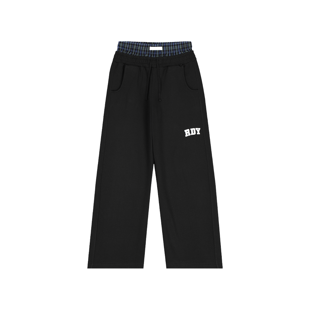 RUNDOWNYOUTH LOVE YOU (TH) 02 PANTS BLACK