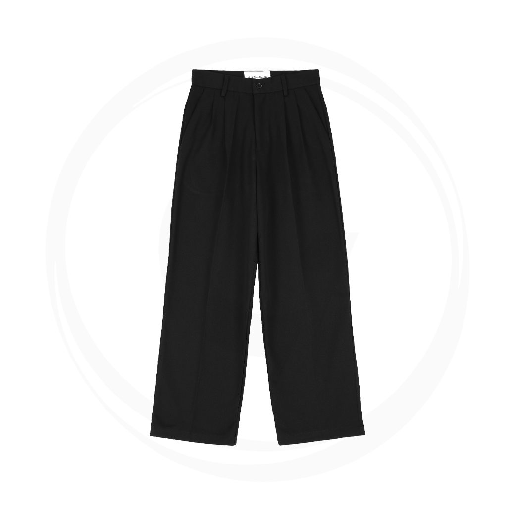 RUNDOWNYOUTH RDY STRAIGHT TROUSERS PANTS BLACK