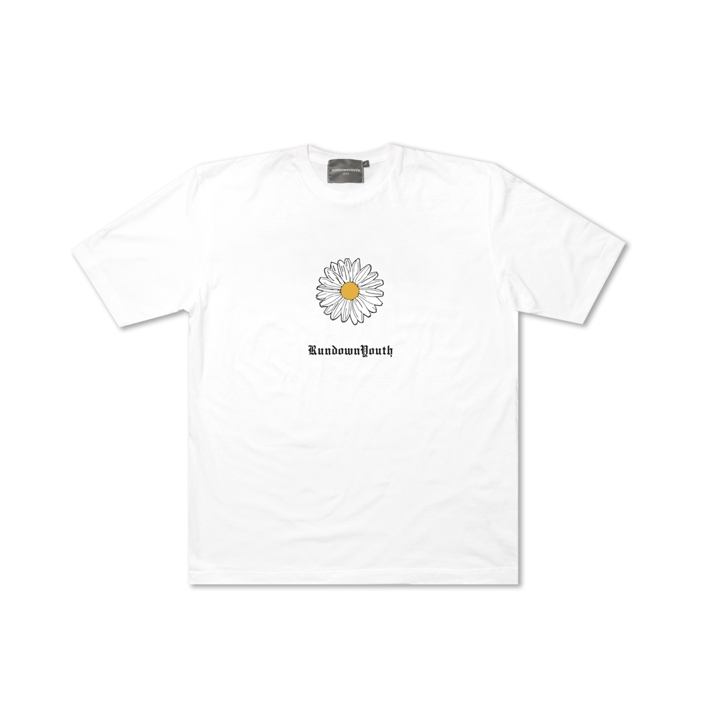 RUNDOWNYOUTH DAISY T-SHIRT WHITE